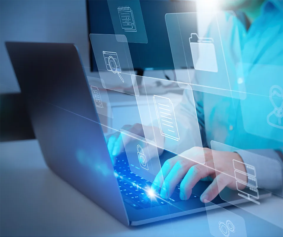 A member using the syndication platform